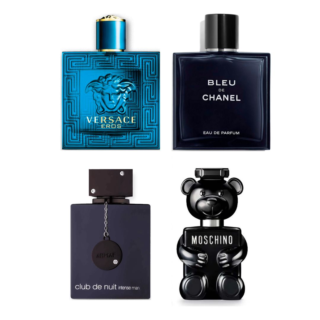 PERFUMES EROS+BLEU+TOYBOY+CLUB THE NUIT